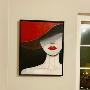 Lady in red hat💃🏻